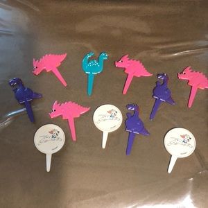 DecoPics Dinosaurs & Disney Dalmatians Cake Decorations